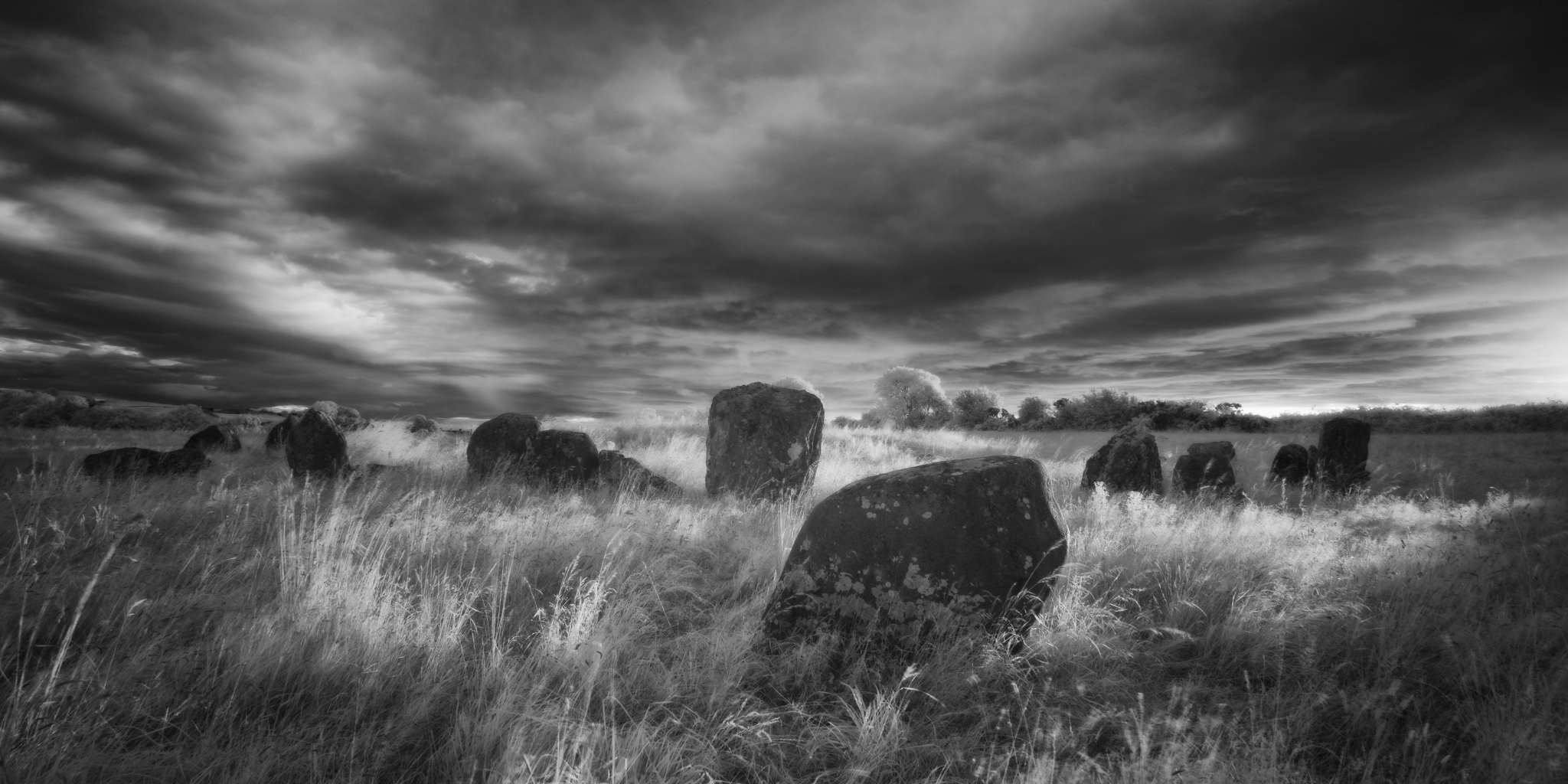 Ballynoe Stone Circle, County Down, Northern Ireland.